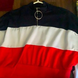 Long sleeve drop top